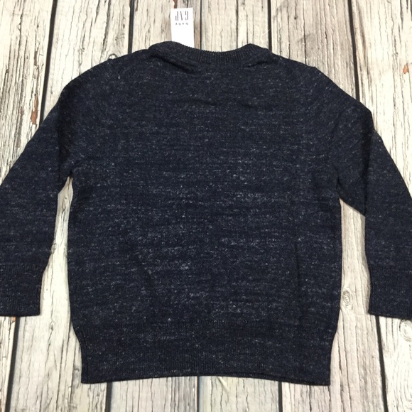 Gap Boys 3T Navy Blue & White Sweater - Picture 3 of 4